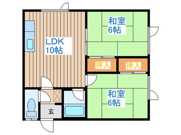 ハウス１０９の物件間取画像